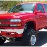 Розширювачі колісних арок Chevrolet Silverado/GMC Sierra 1500/2500/3500 00-07 задн 2шт. Pocket Style Bushwacker 40060-02